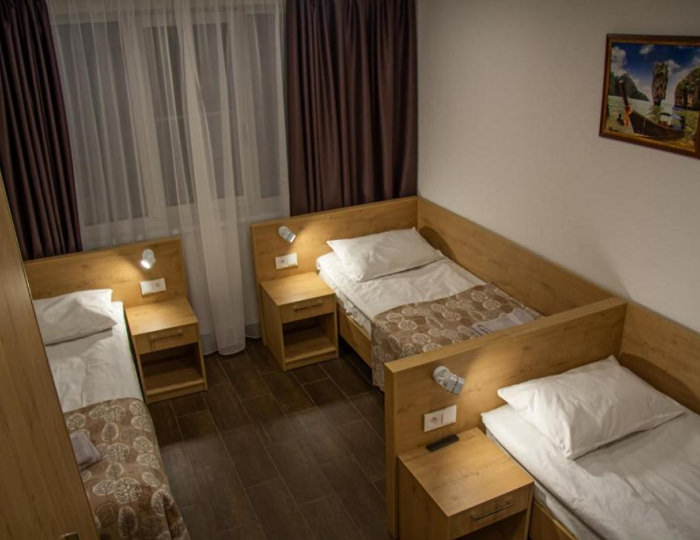 Номер стандарт с 3 односпальными кроватями - Мини-отель Grandrooms Щербакова / Грандрумс на Щербакова Мурманск