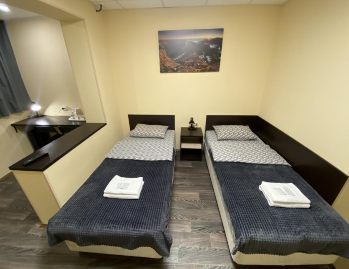 Номер стандарт с 2 односпальными кроватями - Отель «Северный берег» Мурманск