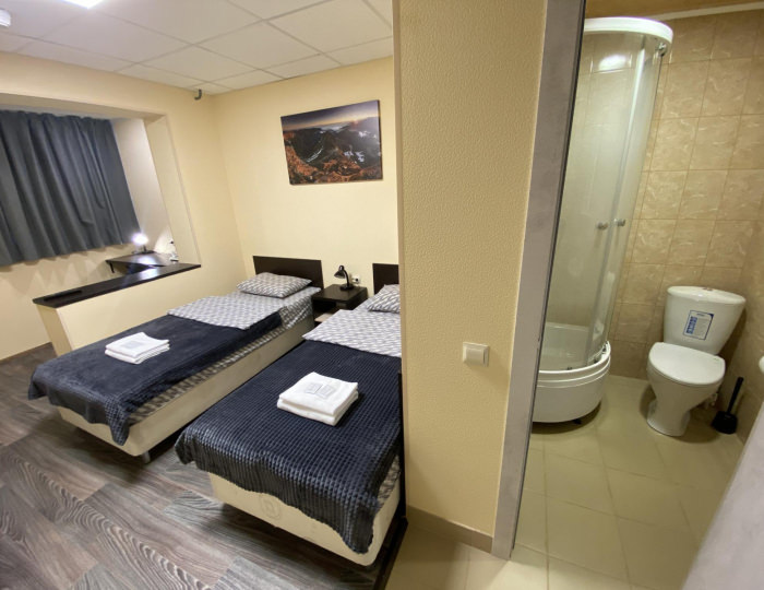 Номер стандарт с 2 односпальными кроватями - Отель «Северный берег» Мурманск