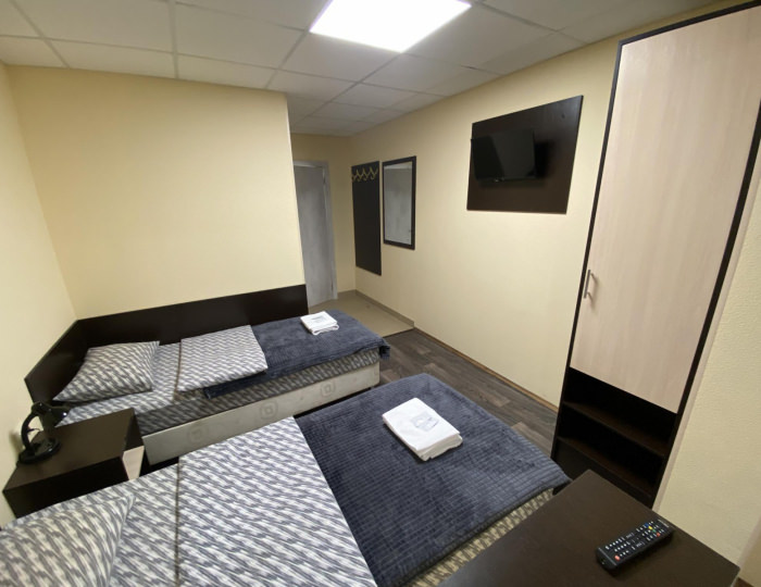 Номер стандарт с 2 односпальными кроватями - Отель «Северный берег» Мурманск