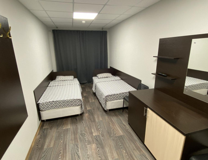 2-комнатный номер стандарт с 3 односпальными кроватями - Отель «Северный берег» Мурманск