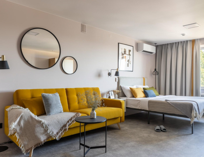 Номер студия люкс с 1 двуспальной кроватью - Апарт-отель Apartments & Hotel Trend / Тренд Бузулук