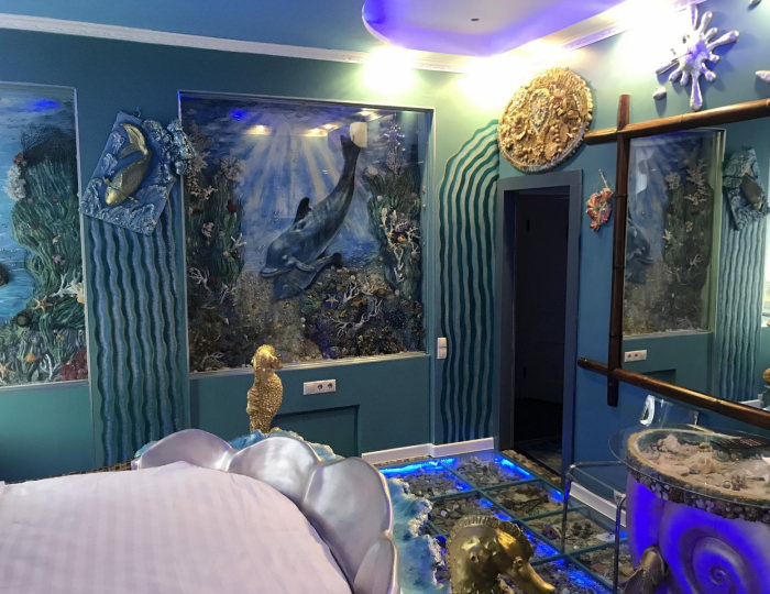 Номер полулюкс с 1 двуспальной кроватью Владыка морей - Гостевой дом «Времена Года» Домодедово