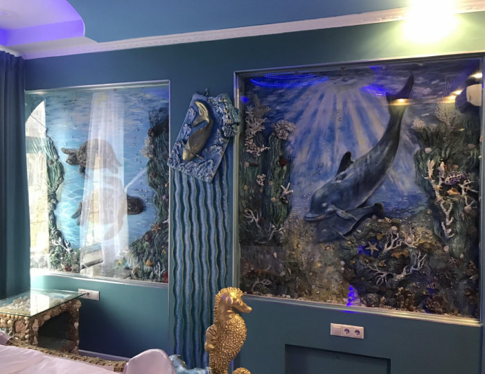 Номер полулюкс с 1 двуспальной кроватью Владыка морей - Гостевой дом «Времена Года» Домодедово