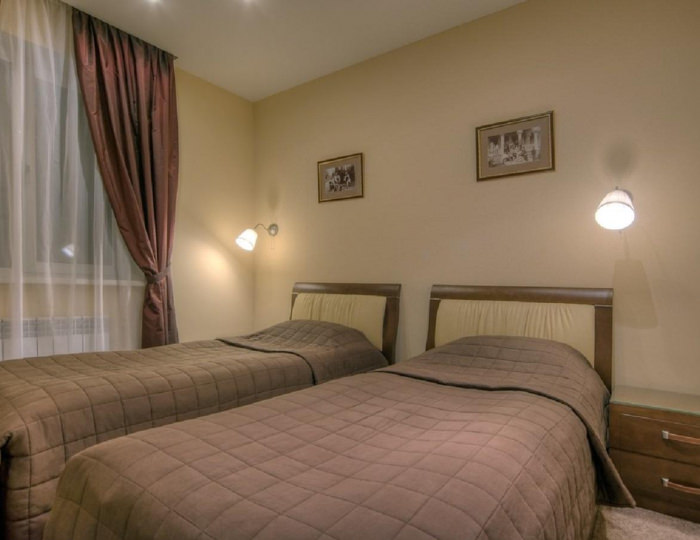 Номер стандарт с 2 односпальными кроватями - Мини-отель «Граф» Жуковский