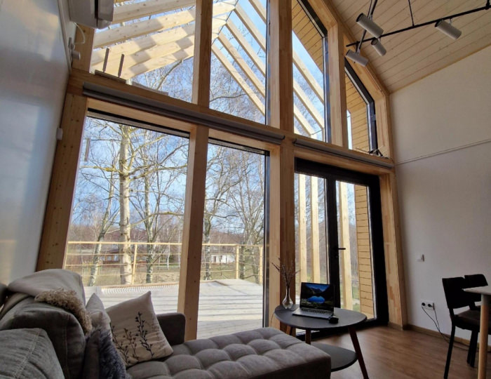 4-местный коттедж стандарт Кусто №1 - Коттедж «Глэмпинг Кусто» Янтарный