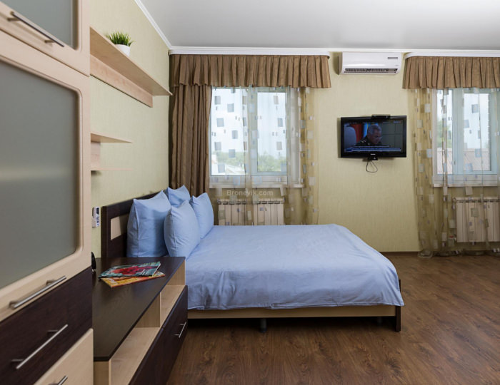 Апартаменты стандарт с 1 двуспальной кроватью #207 - Апарт-отель Fedorov ApartHotel / Федоров Барнаул