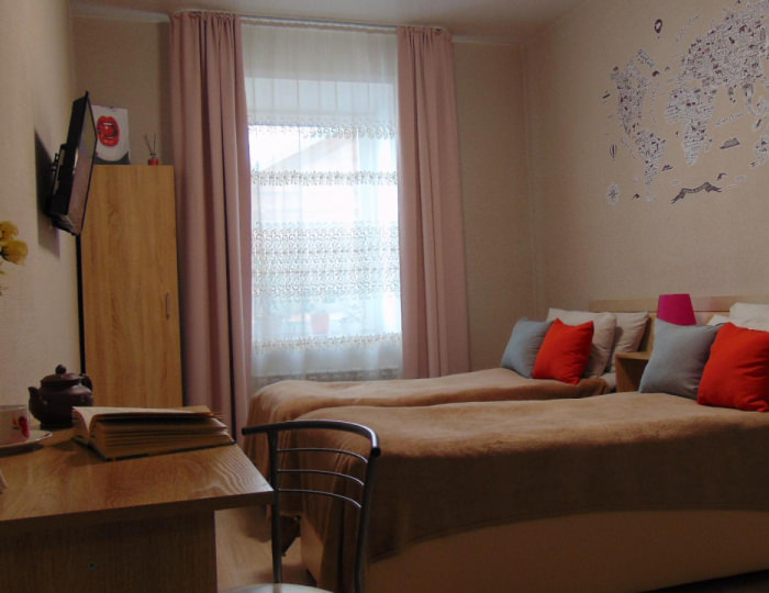 1-комнатные апартаменты студия - Гостевой дом «Альтаир-22» Барнаул