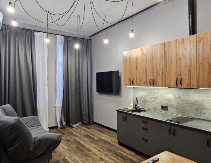 2-комнатные апартаменты стандарт с 2 двуспальными кроватями - Апарт-отель «Лофт Апарт» Барнаул