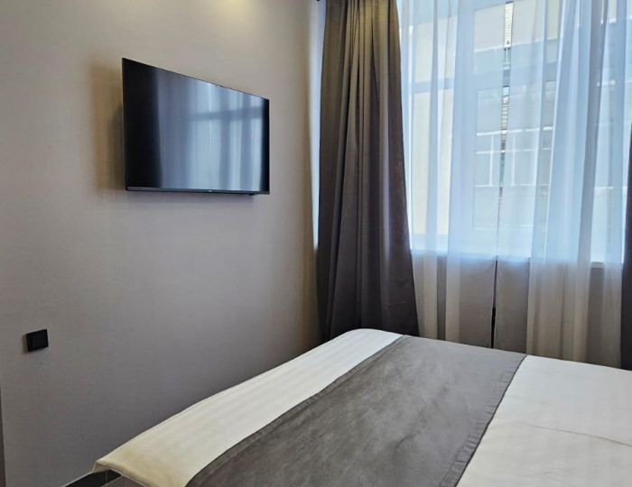 2-комнатные апартаменты стандарт с 2 двуспальными кроватями - Апарт-отель «Лофт Апарт» Барнаул