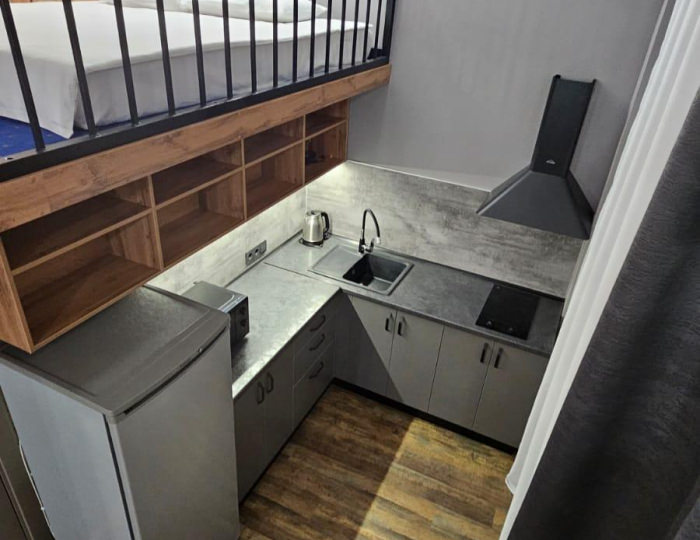 Номер студия с 1 двуспальной кроватью - Апарт-отель «Лофт Апарт» Барнаул