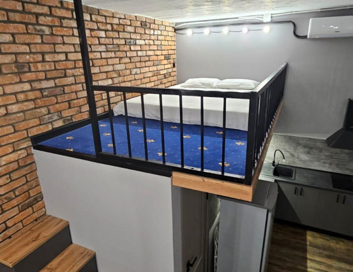 Номер студия с 1 двуспальной кроватью - Апарт-отель «Лофт Апарт» Барнаул