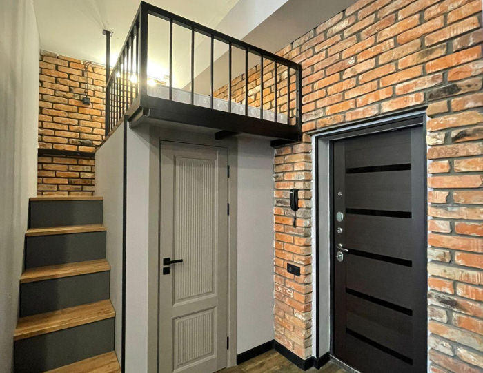 2-комнатные апартаменты люкс с 1 односпальной и 1 двуспальной кроватью - Апарт-отель «Лофт Апарт» Барнаул