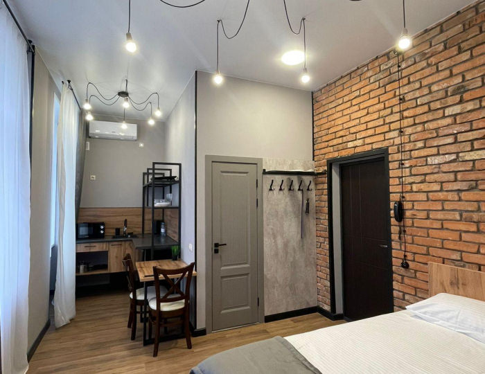 Номер студия с 1 двуспальной кроватью - Апарт-отель «Лофт Апарт» Барнаул