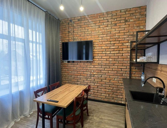 Номер студия с 1 односпальной и 1 двуспальной кроватью - Апарт-отель «Лофт Апарт» Барнаул