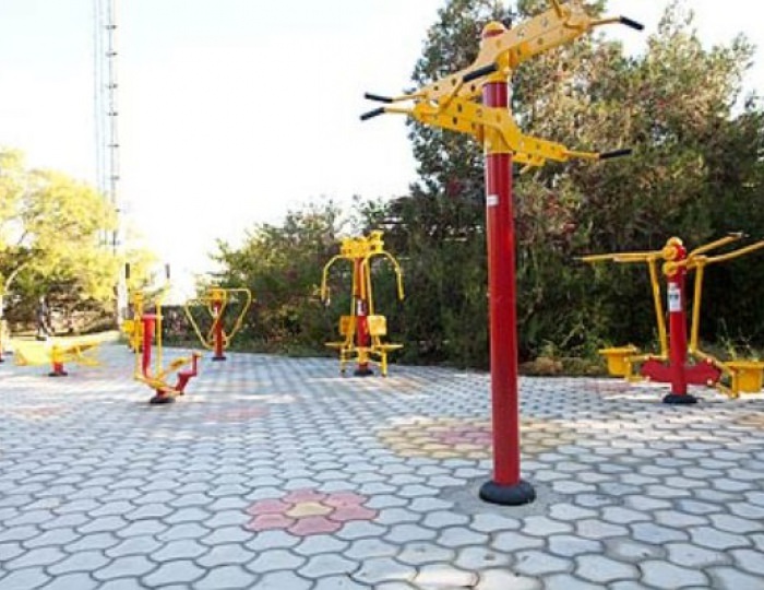 Площадка с тренажерами - Санаторий «Северный»