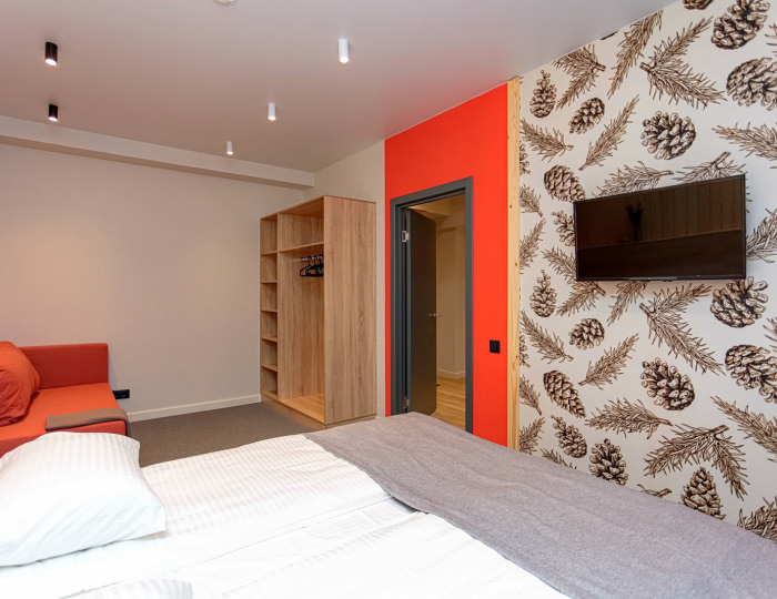 Апартаменты 2-местный 2 комнатный №3,7 - Апарт-отель «Кедровый двор» Шерегеш