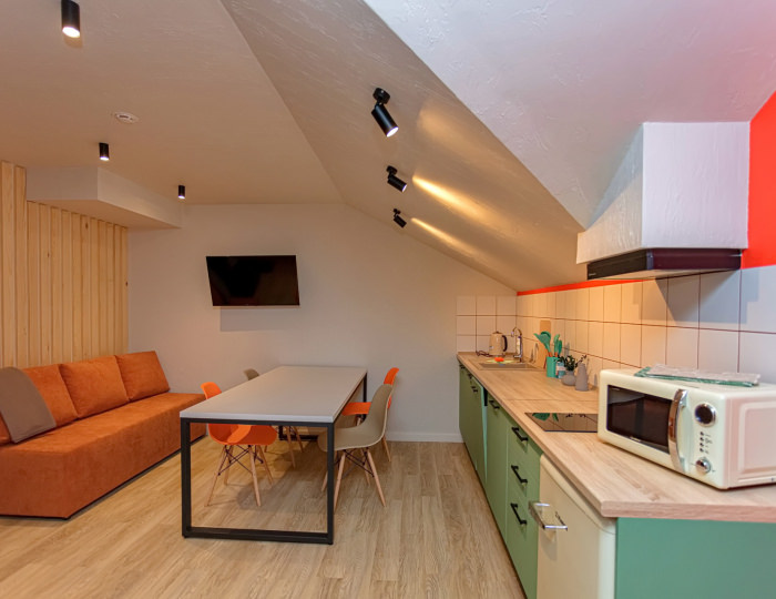 Апартаменты 4-местный №9 - Апарт-отель «Кедровый двор» Шерегеш