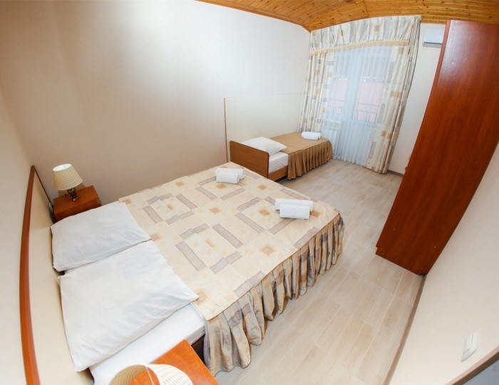 Двухкомнатный стандарт с кухней - Гостевой дом «Экодом Фэмили»