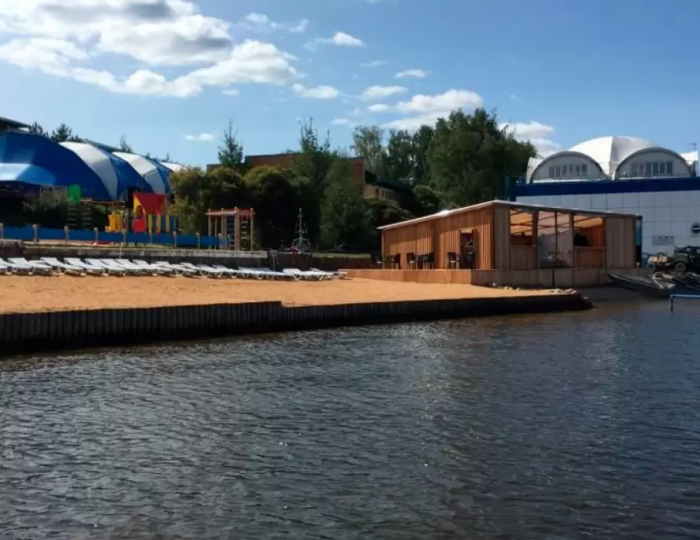 Пляж - Отель «Яхт-клуб Новый берег»