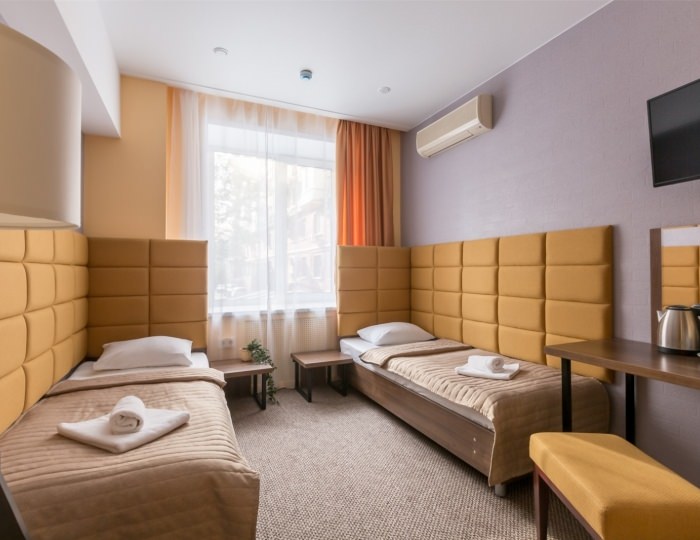 Улучшенный двухместный номер с 2 отдельными кроватями - Гостиница Myhotel24 Voikovskaya