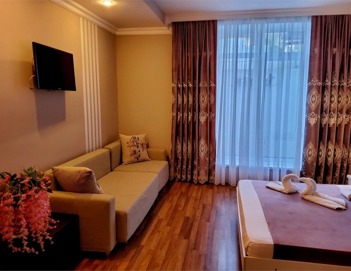 Номер на 1 этаже (удобства на этаже) - Гостевой дом «Прага» Кабардинка