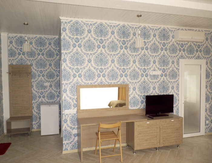 Апартаменты 2-местные 1-комнатные с кухней и балконом - Гостевой дом «МНБ Поповка» Поповка