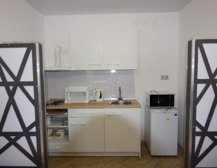 Апартаменты 2-местные 2-комнатные тип 1 с кухней - Гостевой дом «МНБ Поповка» Поповка