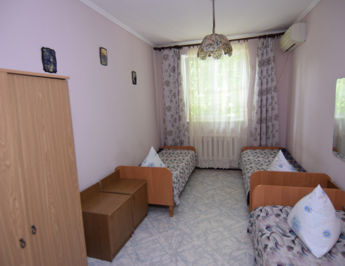 Апартаменты 4-местные 3-комнатные тип 1 с кухней - Гостевой дом «МНБ Поповка» Поповка