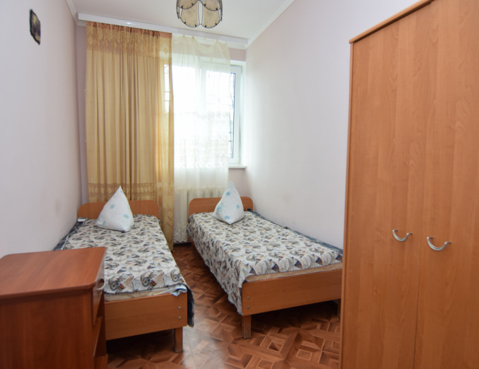 Апартаменты 4-местные 3-комнатные тип 1 с кухней - Гостевой дом «МНБ Поповка» Поповка