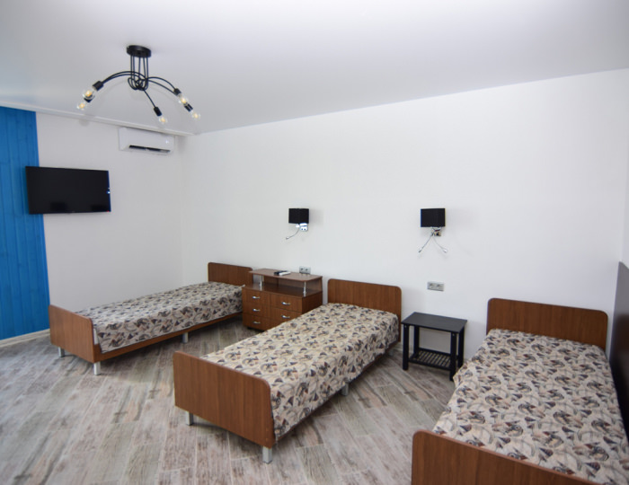 Апартаменты 6-местные 3-комнатные тип 2 с кухней - Гостевой дом «МНБ Поповка» Поповка