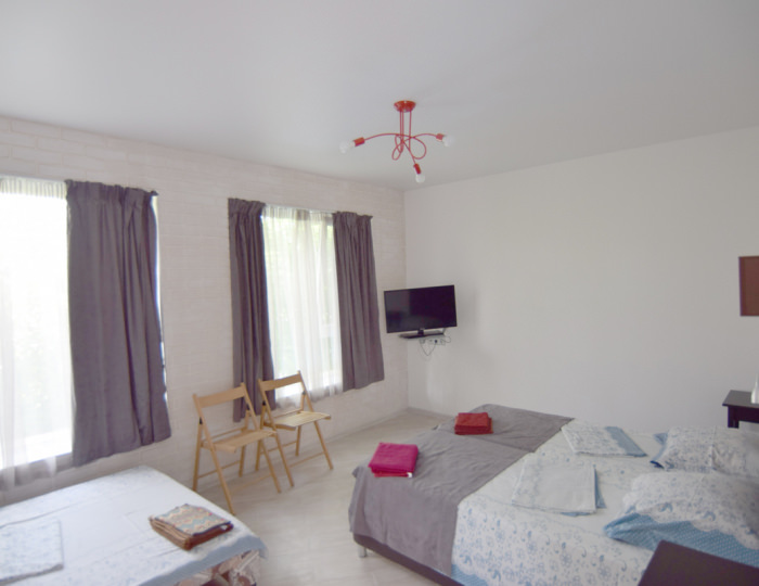 Полулюкс 2-местный 1-комнатный с террасой тип 2 - Гостевой дом «МНБ Поповка» Поповка