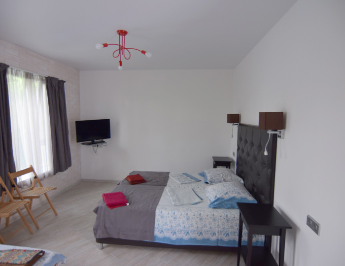 Полулюкс 2-местный 1-комнатный с террасой тип 2 - Гостевой дом «МНБ Поповка» Поповка