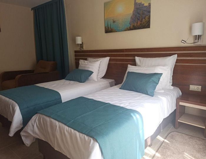 Делюкс 5-местный 2-комнатный с балконом - Отель Parus / Парус Поповка