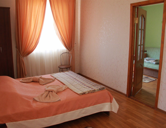 Полулюкс 4-местный 2-комнатный с видом на море - Отель Parus / Парус Поповка