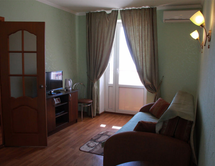 Полулюкс 4-местный 2-комнатный с видом на море - Отель Parus / Парус Поповка