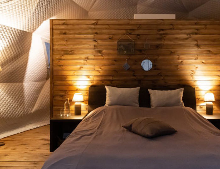 Купольный дом 2-местный - Глэмпинг Villy Uley / Вилли Улей Ока Ступино