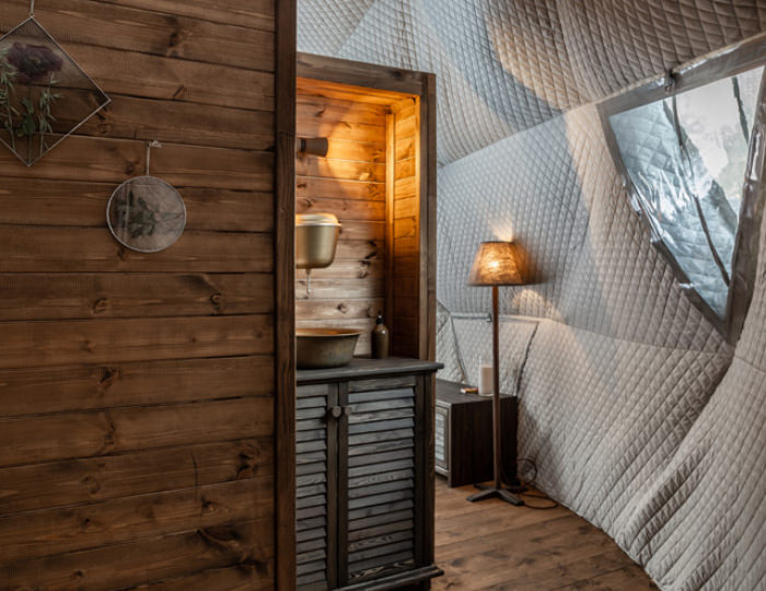 Купольный дом 2-местный - Глэмпинг Villy Uley / Вилли Улей Ока Ступино