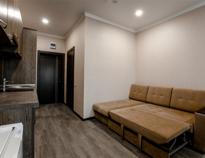 Люкс 4-местный 2 комнатный вид на реку 5 этаж - Отель «Голден Резорт» Новомихайловский