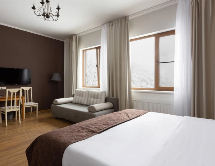 Улучшенный стандарт с террасой - Отель Ski Village / Ски Вилладж Красная Поляна