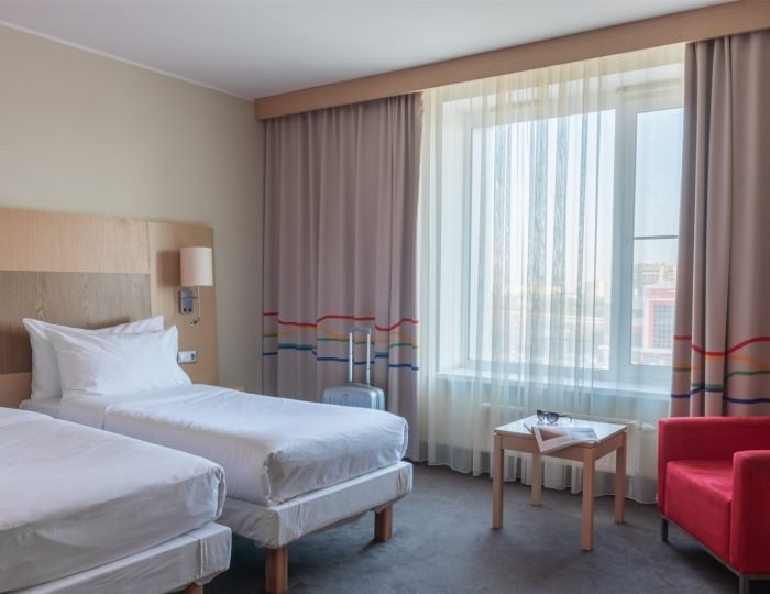 Стандарт с двумя кроватями - Гостиница «Космос» Астрахань