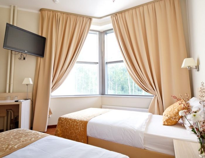 Номер категории "Стандарт" (двухместный с 2 односпальными кроватями) - Отель SkyPoint / СкайПоинт Шереметьево