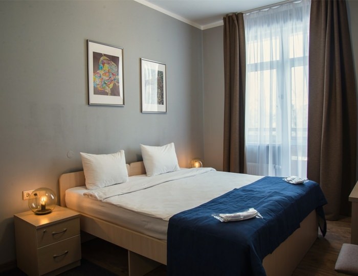 Двухместный номер в блоке с общим санузлом (с балконом) - Отель «28» Роза Хутор