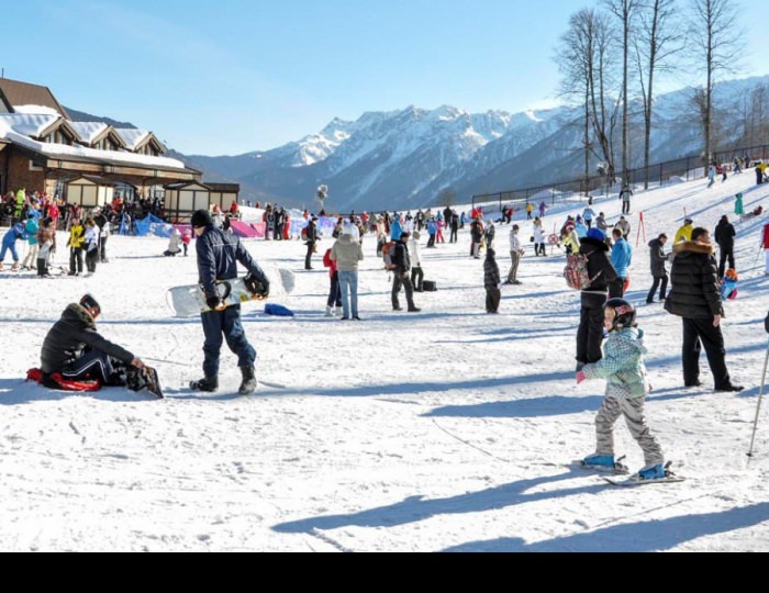 Учебный склон - Отель «Приют Панды»