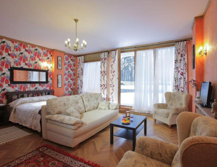 Номер люкс с 1 двуспальной кроватью - Отель «Таёжные дачи» Звенигород