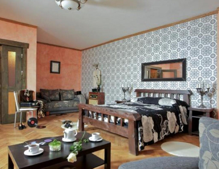 2-комнатный номер люкс с 1 двуспальной кроватью - Отель «Таёжные дачи» Звенигород