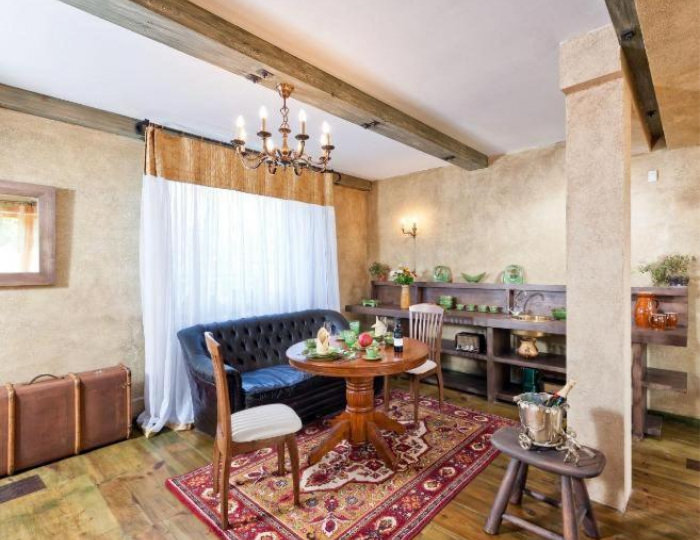 1-комнатные апартаменты студия с 1 двуспальной кроватью - Отель Chalet Apartments / Шале Апартмент Звенигород