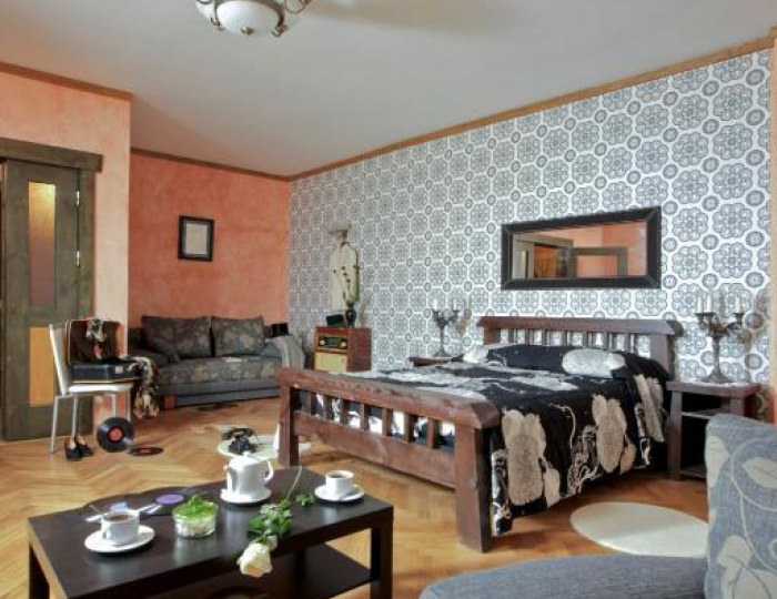 2-комнатный номер люкс делюкс с 1 двуспальной кроватью - Отель Chalet Apartments / Шале Апартмент Звенигород