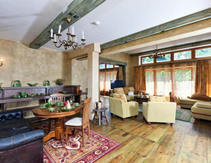 1-комнатные апартаменты студия с 1 двуспальной кроватью - Отель «Пентхауз Клен» Звенигород