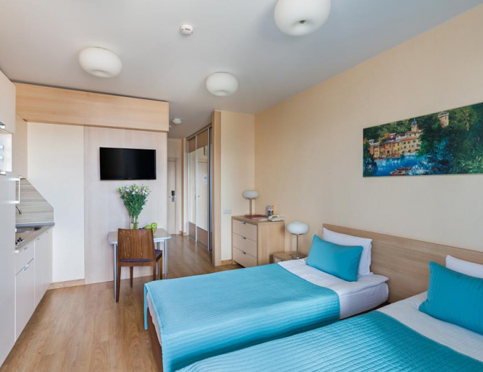 Студия Стандарт 2-местный TWIN 1-комнатный - Отель «Гранд Каньон» Санкт-Петербург